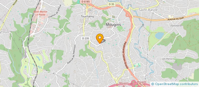 localisation de l'entreprise LA CULOTTINA à MOUGINS
