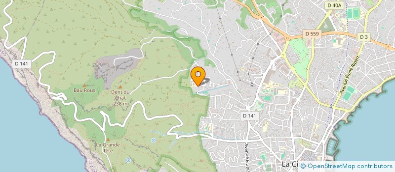 localisation de l'entreprise LA CULTURE CA URGE  LA CIOTAT