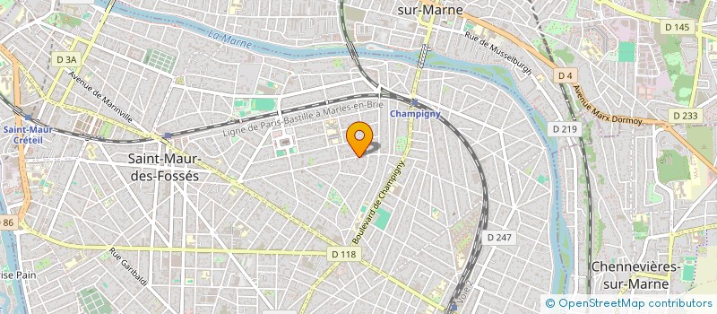 localisation de l'entreprise LA CULTURE, LA MUSIQUE ET LE MONDE à SAINT-MAUR-DES-FOSSES