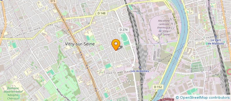 localisation de l'entreprise LA CULTURE LECTURE ECRITURE à VITRY-SUR-SEINE
