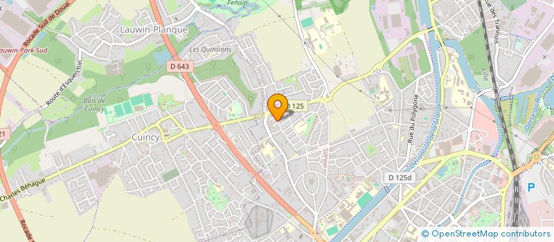 localisation de l'entreprise LA CULTURE PARTAGEE à DOUAI
