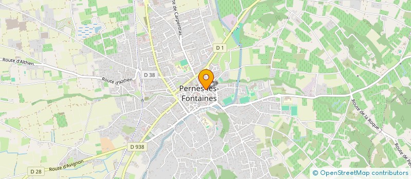 localisation de l'entreprise LA CULTURIEUSE  PERNES-LES-FONTAINES