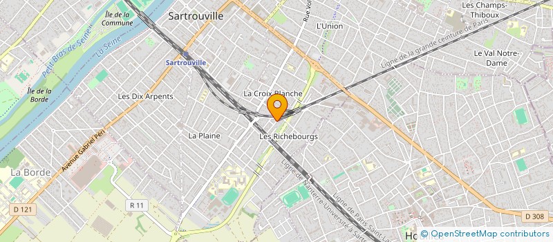 localisation de l'entreprise LA CUPIS à SARTROUVILLE