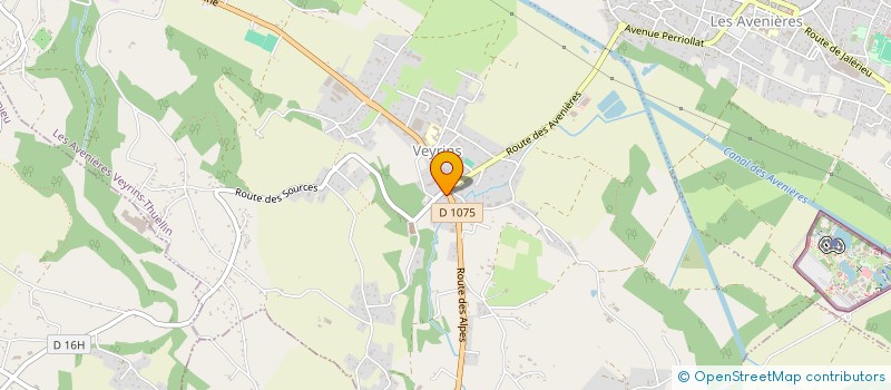 localisation de l'entreprise LA CURE  LES AVENIERES VEYRINS-THUELLIN