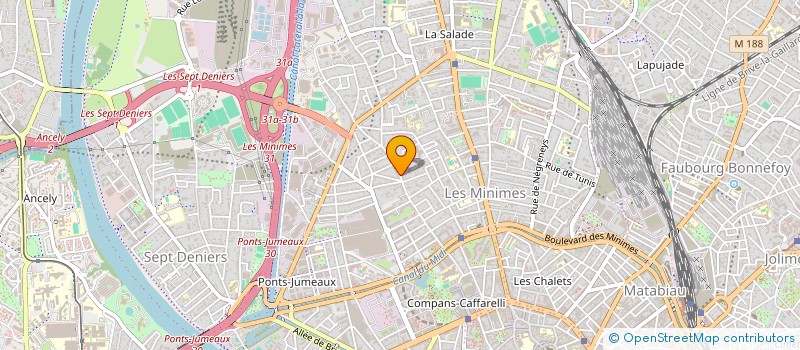 localisation de l'entreprise LA CURIEUSE  TOULOUSE