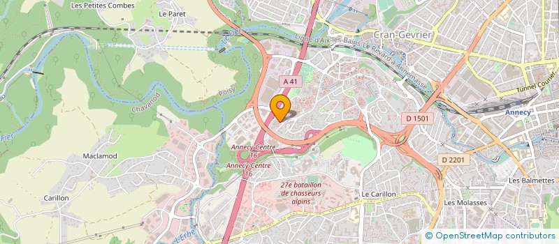 localisation de l'entreprise LA CURIOSITE POUR DEMAIN à ANNECY