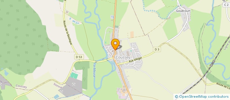 localisation de l'entreprise LA CUSSETOISE  COUSSEY