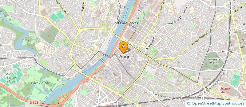 localisation de l'entreprise LA CUVE à ANGERS