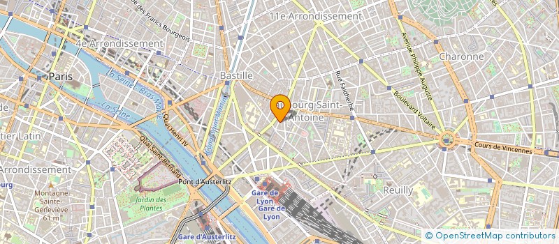 localisation de l'entreprise LA CUVE A SON à PARIS