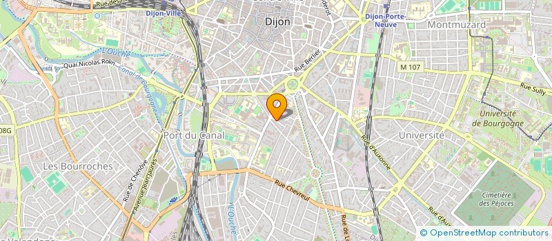 localisation de l'entreprise LA CUVE EN VILLE à DIJON