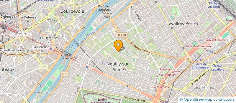 localisation de l'entreprise LA CUVERIE DE CITEAUX à NEUILLY-SUR-SEINE