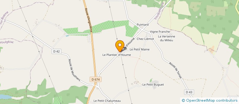 localisation de l'entreprise LA CYBARDIENNE à FOUQUEBRUNE