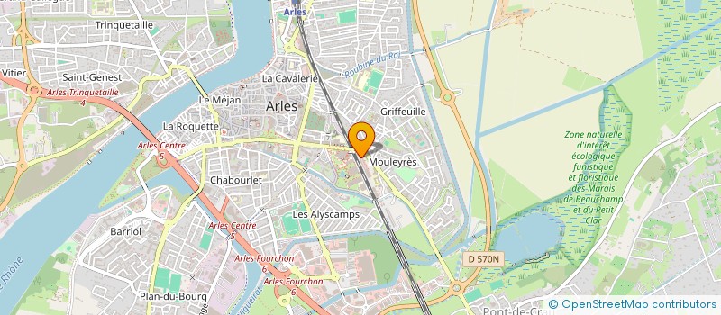 localisation de l'entreprise LA CYBER NOSTRA  ARLES