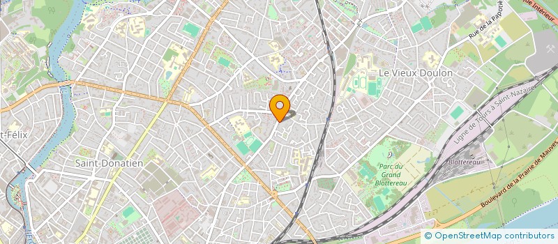 localisation de l'entreprise LA CYCLOIDE - CAFE CYCLO QUEER  NANTES