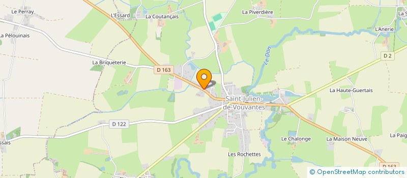 localisation de l'entreprise LA CYGOGNE à SAINT-JULIEN-DE-VOUVANTES