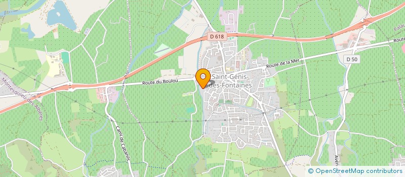 localisation de l'entreprise LA CYVIRYAN  SAINT-GENIS-DES-FONTAINES