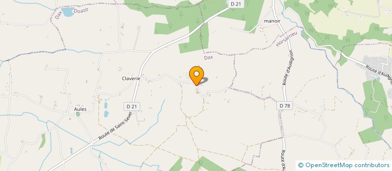 localisation de l'entreprise LA DACQUOISE  HAGETMAU