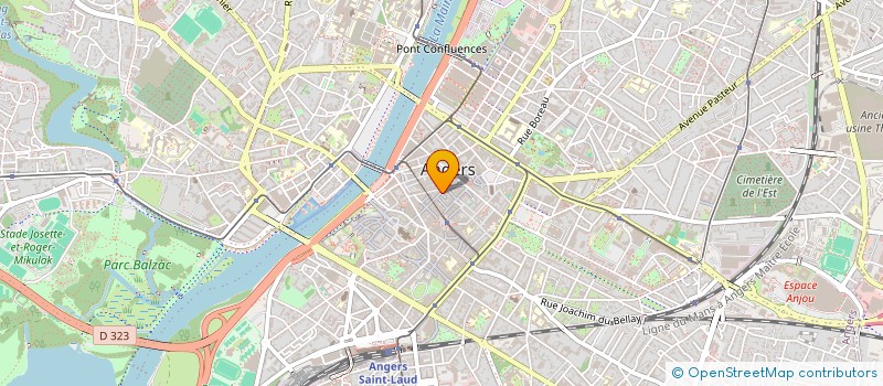 localisation de l'entreprise LA DAG à ANGERS