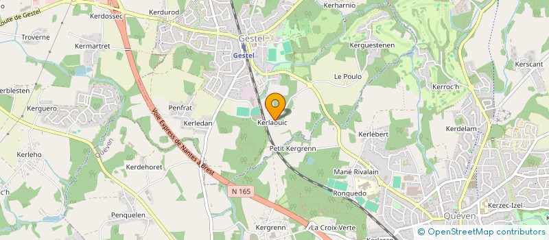 localisation de l'entreprise LA DAGUENAISE  LOIRE-AUTHION