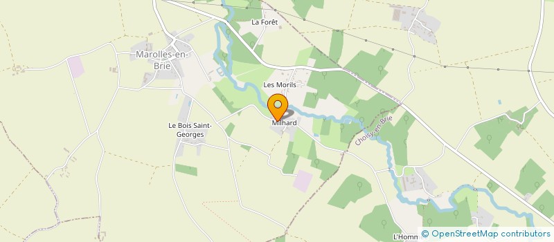 localisation de l'entreprise LA DAME  MAROLLES-EN-BRIE
