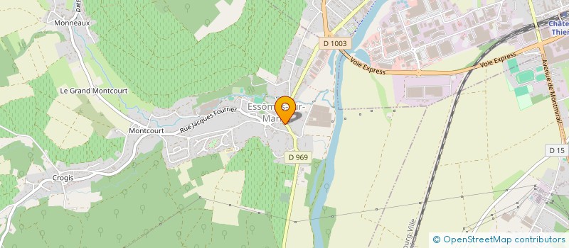 localisation de l'entreprise LA DAME  ESSOMES-SUR-MARNE