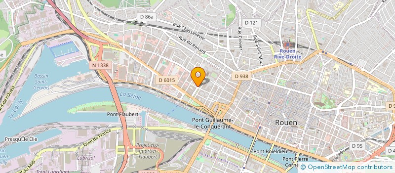 localisation de l'entreprise LA DAME A LA MOUCHE à ROUEN