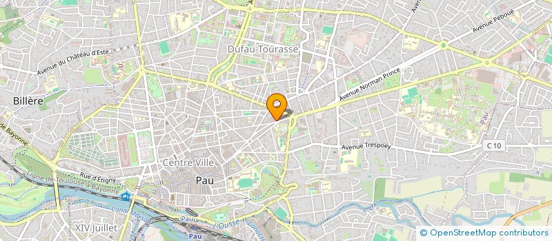 localisation de l'entreprise LA DAME BLANCHE à PAU