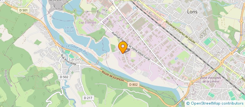 localisation de l'entreprise LA DAME BLANCHE à LONS