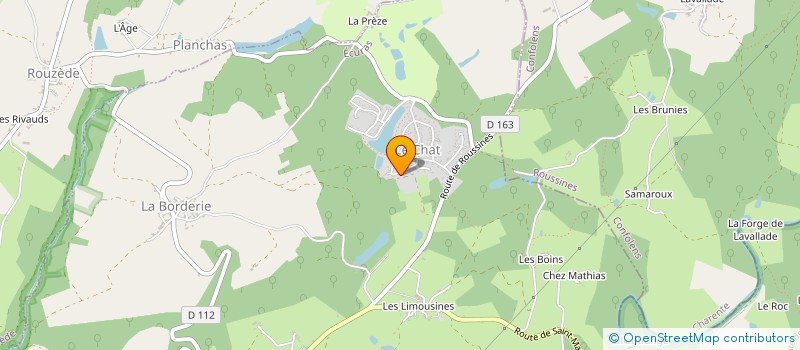 localisation de l'entreprise LA DAME BLANCHE  ECURAS