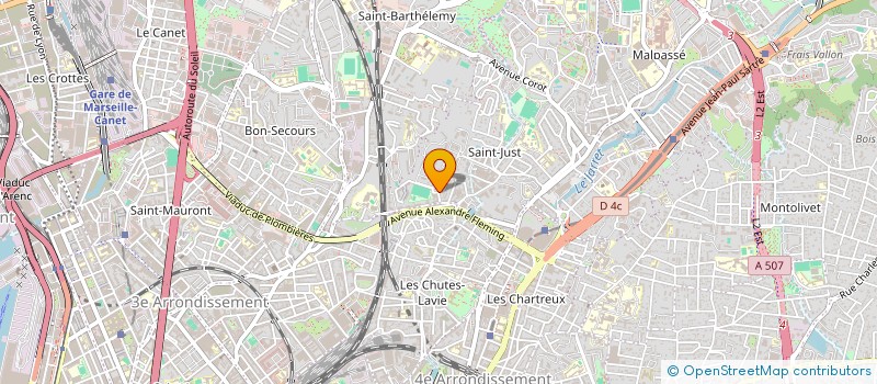 localisation de l'entreprise LA DAME BLEUE à MARSEILLE
