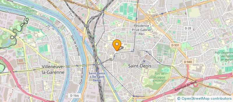 localisation de l'entreprise LA DAME DE MOTS ( L2DM ) à SAINT-DENIS