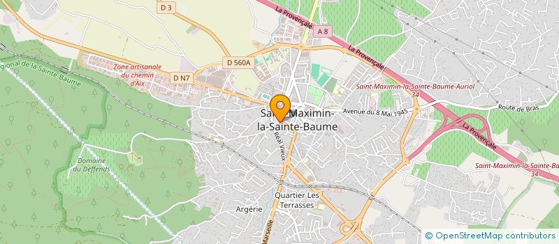 localisation de l'entreprise LA DAME DE SAINT MAXIMIN à SAINT-MAXIMIN-LA-SAINTE-BAUME