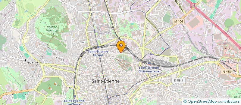 localisation de l'entreprise LA DAME DU MARDI  SAINT-ETIENNE