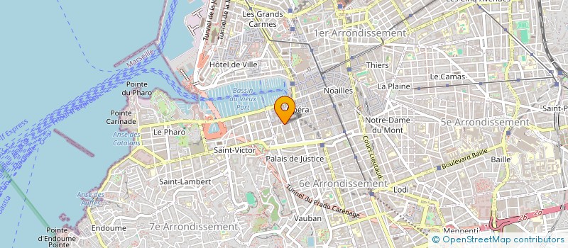 localisation de l'entreprise LA DAME NOIR RECORDS à MARSEILLE