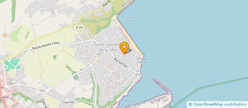 localisation de l'entreprise LA DANAE  PLERIN