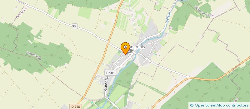 localisation de l'entreprise LA DANNEMOISIENNE  DANNEMOIS