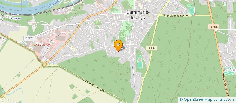 localisation de l'entreprise LA DANSE ACADEMIE à DAMMARIE-LES-LYS