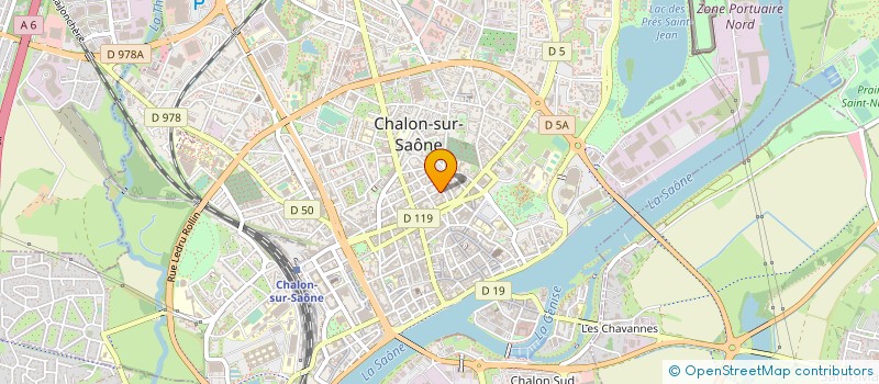 localisation de l'entreprise LA DANSE DE LA VIE POUR TOUS à CHALON-SUR-SAONE