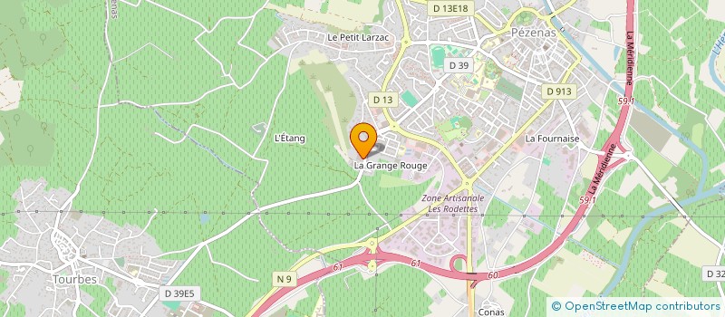 localisation de l'entreprise LA DANSE DES MOTS-SONS à PEZENAS