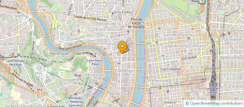 localisation de l'entreprise LA DANSE SOLAIRE à LYON 1ER