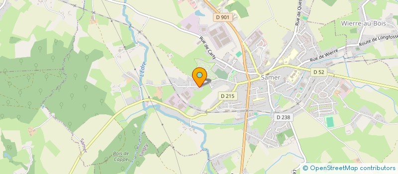 localisation de l'entreprise LA DANSE UN LANGAGE  SAMER