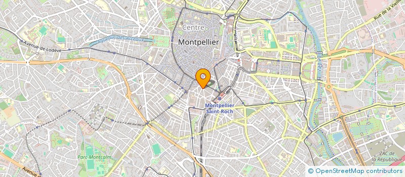 localisation de l'entreprise LA DANSEUSE à MONTPELLIER