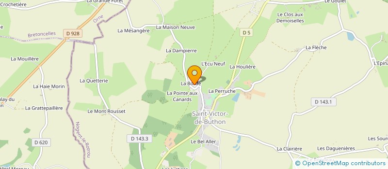 localisation de l'entreprise LA DARSINIERE à SAINT-VICTOR-DE-BUTHON