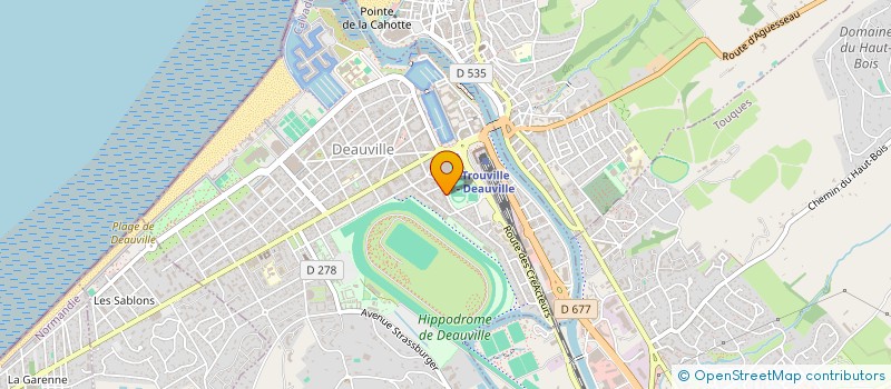 localisation de l'entreprise LA DATCHA à DEAUVILLE