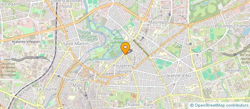 localisation de l'entreprise LA DATCHA  RENNES