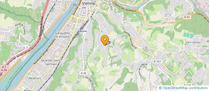 localisation de l'entreprise LA DATCHA  VIENNE