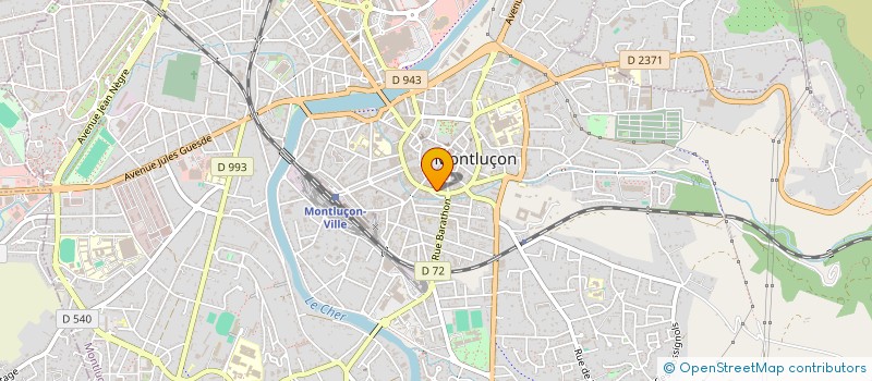 localisation de l'entreprise LA DATCHA à MONTLUCON