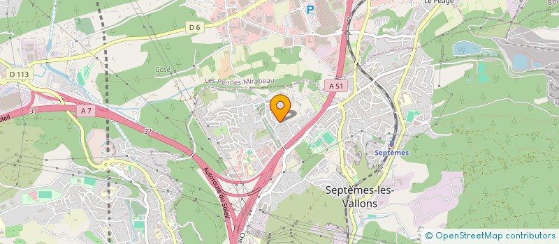 localisation de l'entreprise LA DATCHE 7  SEPTEMES LES VALLONS
