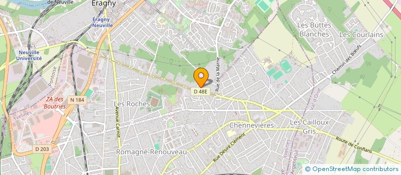 localisation de l'entreprise LA DAUMALE à ERAGNY