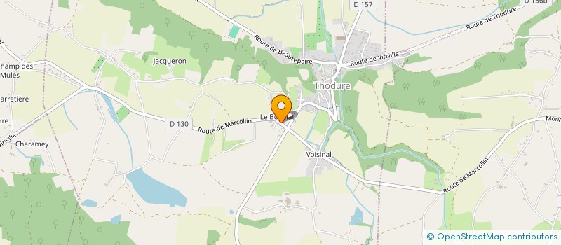 localisation de l'entreprise LA DAUPHI'NOIX  THODURE